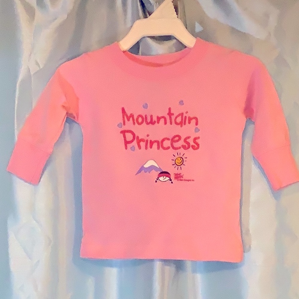 Mountain Princess Long Sleeve Tee, 100% cotton NWT